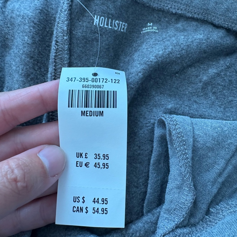 Hollister Star Graphic Straight Sweatpants – Grey – NWT – Multiple Sizes - Picture 5 of 5